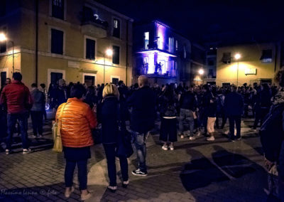 pubblico del concerto dai balconi